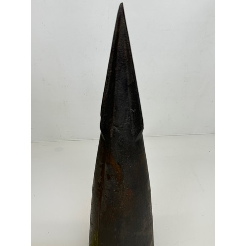 305 - Large cast iron whaling harpoon head from South Georgia. 45 cm tall.


This lot is available for in-... 