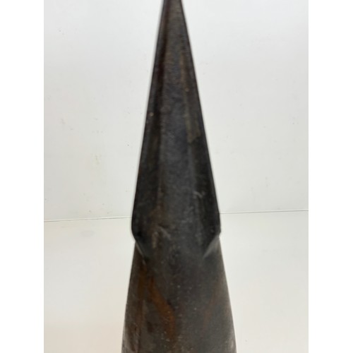 305 - Large cast iron whaling harpoon head from South Georgia. 45 cm tall.


This lot is available for in-... 