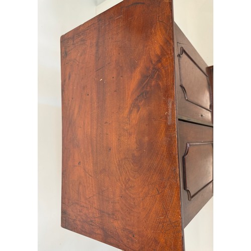 318 - Furniture, a mahogany collectors cabinet, the draws having multiple circular compartments within eac... 