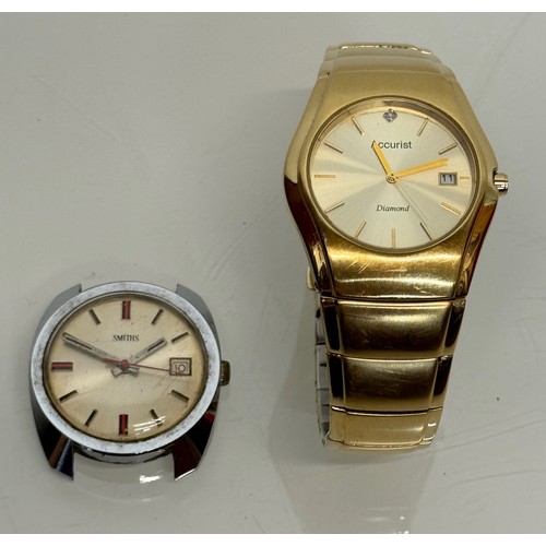 331 - Gent’s wristwatches , a Smiths and and an Accurist watch.

This lot is available for in-house shippi... 