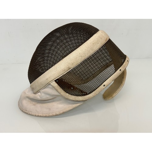 342 - Sporting equipment, a vintage Leon Paul fencing mask.

This lot is available for in-house shipping