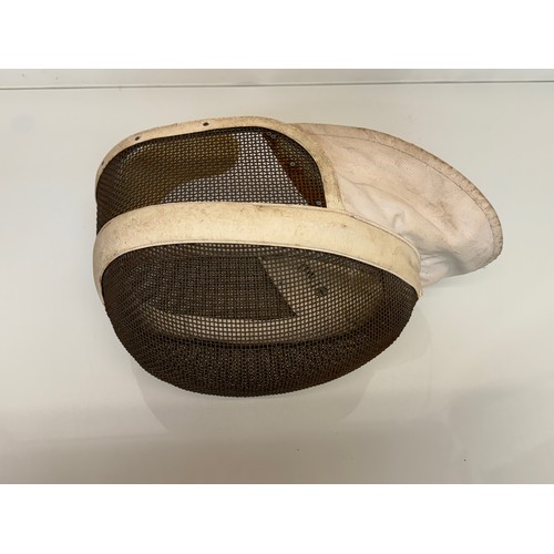 342 - Sporting equipment, a vintage Leon Paul fencing mask.

This lot is available for in-house shipping