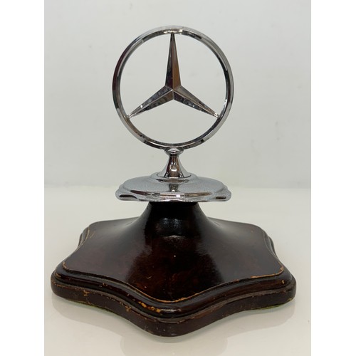 172 - Automobilia, a mounted grill mascot from a Mercedes motor car. 17 cm tall.

This lot is available fo... 