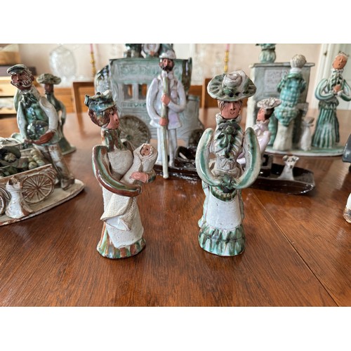 351 - Collection of ceramic art pottery figurines.

This lot is available for in-house shipping