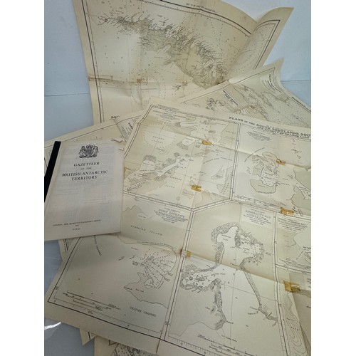 366 - Maps, Polar regions, an Antarctic Gazetteer and a collection of 1920’s 30’s maps of South Georgia.

... 