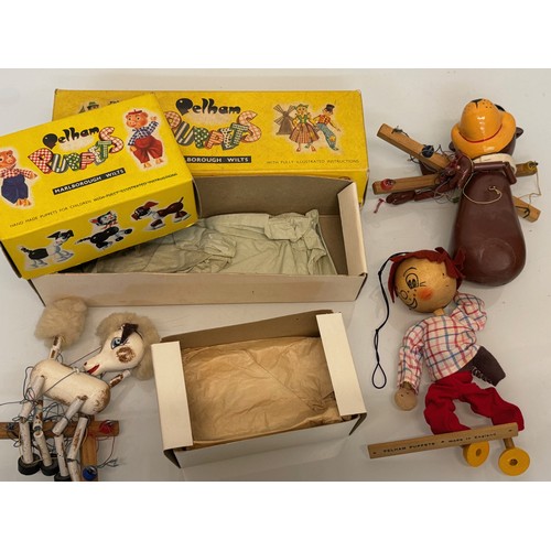 374 - Pelham Puppets, Yogi Bear, Muffin and Boy Puppets.

This lot is available for in-house shipping