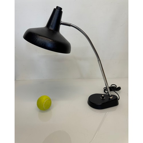 23 - Adjustable mid century lighting, a nicely proportioned desk lamp. 20 cm dia shade.

This lot is avai... 