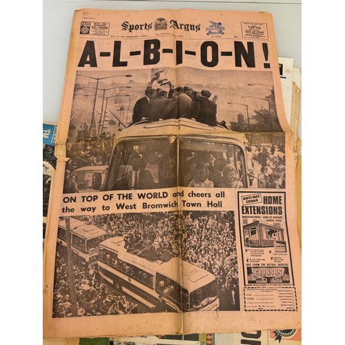 393 - Football ephemera ,a programme some league reviews and special edition newspapers, Arsenal, Spurs Ch... 