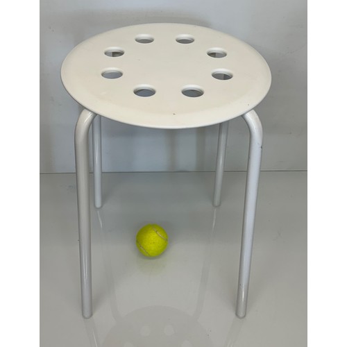 447 - Furniture C20th, an Ikea stool, 33 cm in diameter , 44 cm tall.

This lot is available for in-house ... 