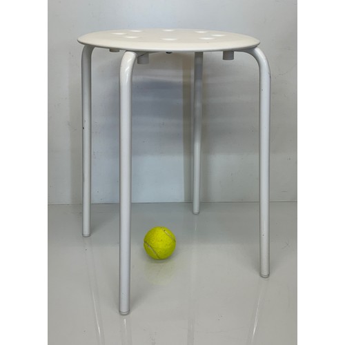 447 - Furniture C20th, an Ikea stool, 33 cm in diameter , 44 cm tall.

This lot is available for in-house ... 