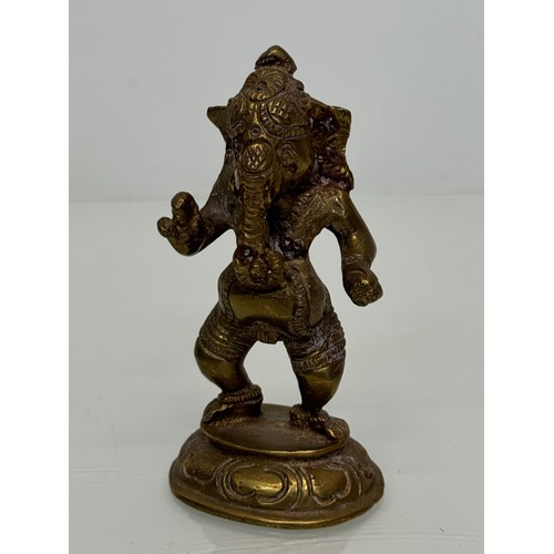 451 - Cast brass figure of Ganesha.

This lot is available for in-house shipping