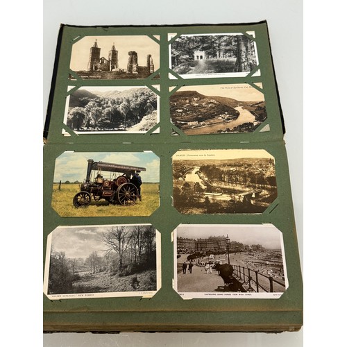 465 - Album of over 280 postcards early C20th photographic images and later.

This lot is available for in... 