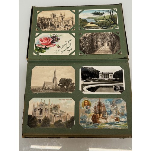 465 - Album of over 280 postcards early C20th photographic images and later.

This lot is available for in... 