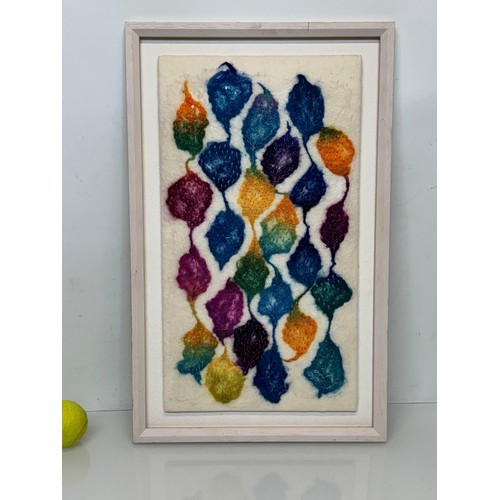 4 - Textile Art, a framed study inspired by a Baptistry Window, 61cm x 38 cm.

This lot is available for... 