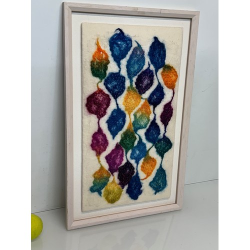 4 - Textile Art, a framed study inspired by a Baptistry Window, 61cm x 38 cm.

This lot is available for... 