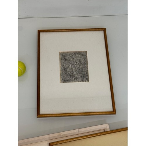 6 - A framed pen and ink textural study, 41 cm x 31 cm.

This lot is available for in-house shipping