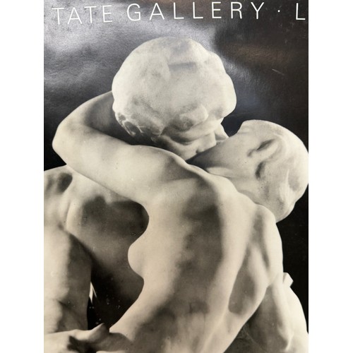 76 - Tate Gallery poster, Rodin The Kiss sculpture. 59 cm. x 77 cm.

This lot is available for in-house s... 