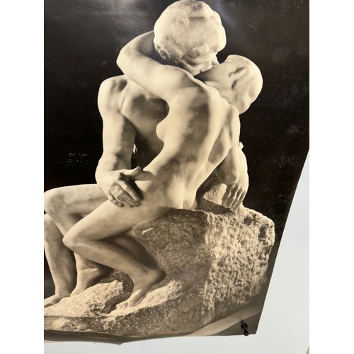 76 - Tate Gallery poster, Rodin The Kiss sculpture. 59 cm. x 77 cm.

This lot is available for in-house s... 