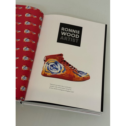 78 - Pop and Rock music, C20th Art, Ronnie Wood Artist, book documenting the art work of the Rolling Ston... 