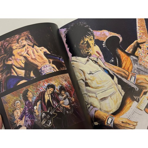 78 - Pop and Rock music, C20th Art, Ronnie Wood Artist, book documenting the art work of the Rolling Ston... 