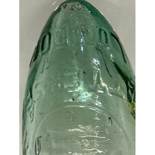 83 - A collection of dug glass drinks bottles, Wales, London, Essex, Cheshire, Bolton, Bedford, and Hitch... 