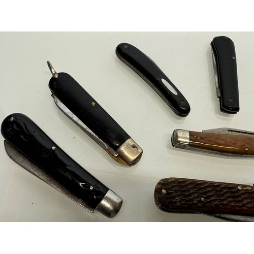 137 - 10 folding pocket knives, Joseph Rodgers etc.

This lot is available for in-house shipping