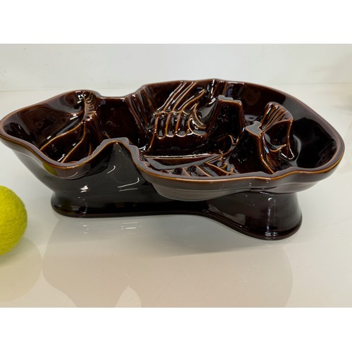 151 - A large ceramic serving dish for a lobster, 32 cm x 24 cm x 10.5 cm tall.

This lot is available for... 