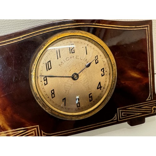 159 - Automobilia, a 1930’s Michelin branded desk clock.

This lot is available for in-house shipping