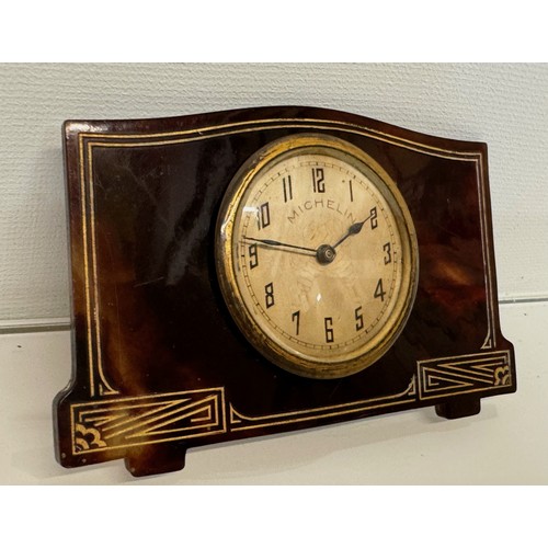 159 - Automobilia, a 1930’s Michelin branded desk clock.

This lot is available for in-house shipping