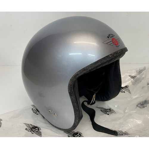 166 - A Davida leather lined open face helmet size M.

This lot is available for in-house shipping