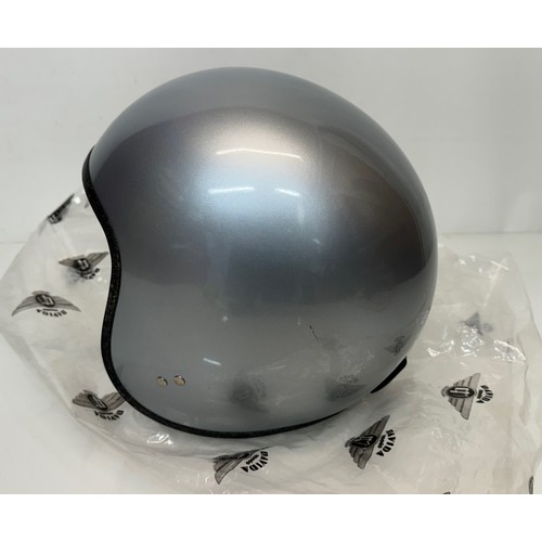 166 - A Davida leather lined open face helmet size M.

This lot is available for in-house shipping