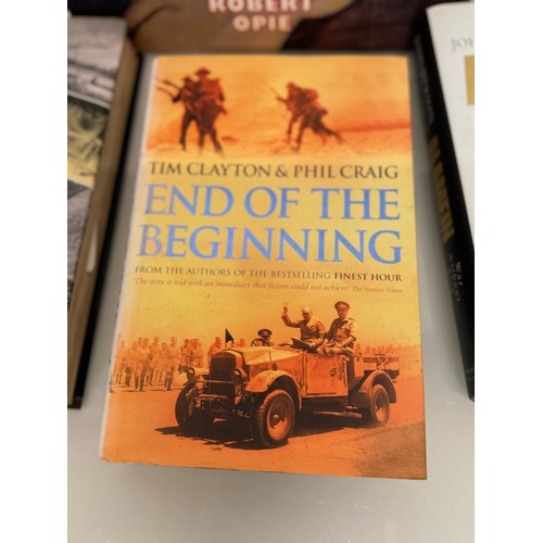 199 - Military hard back books, market Garden, and Desert campaigns in WWII.

This lot is available for in... 