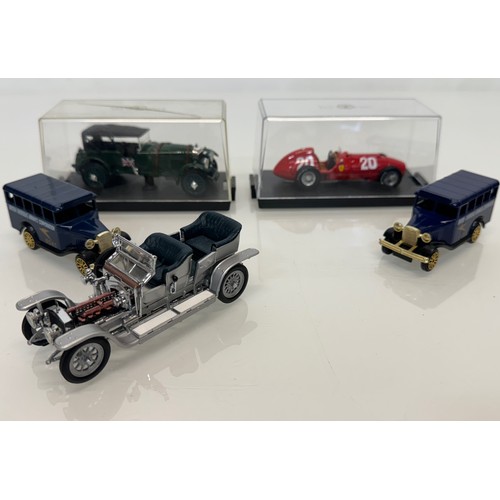 208 - Collection of diecast model motor cars, Bentley and Ferrari motor racing cars etc. Matchbox etc.

Th... 