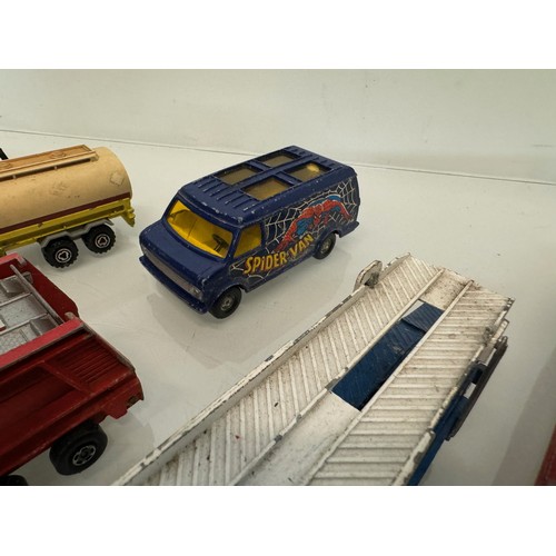 209 - A collection of die cast modelmotor  cars and lorries, trucks etc. Corgi Matchbox etc.

This lot is ... 