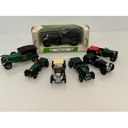 213 - Diecast model toys, a collection of Bentley motor cars. Matchbox etc.

This lot is available for in-... 