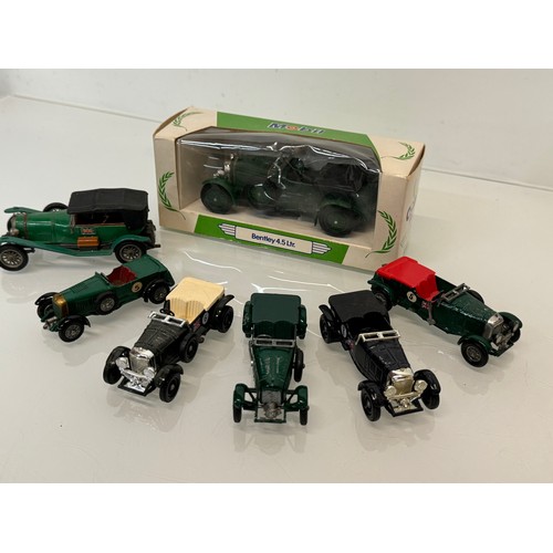 213 - Diecast model toys, a collection of Bentley motor cars. Matchbox etc.

This lot is available for in-... 