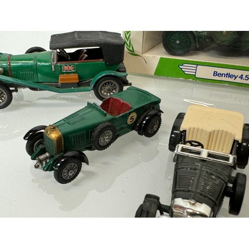 213 - Diecast model toys, a collection of Bentley motor cars. Matchbox etc.

This lot is available for in-... 