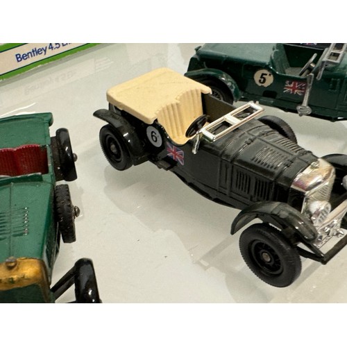 213 - Diecast model toys, a collection of Bentley motor cars. Matchbox etc.

This lot is available for in-... 