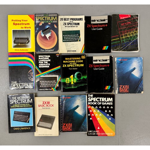 489 - Ephemera, computers, a selection of vintage computing books including Sinclair ZX81 and ZX Spectrum ... 