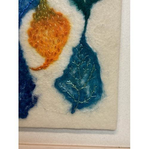 52 - Textile Art, a framed study inspired by a Baptistry Window, 61cm x 38 cm.

This lot is available for... 