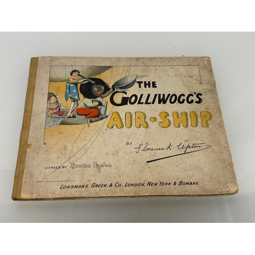 251 - Aviation interest, Antiquarian children’s books, The Golliwoggs Air-Ship by Florence Upton 1902.

Th... 