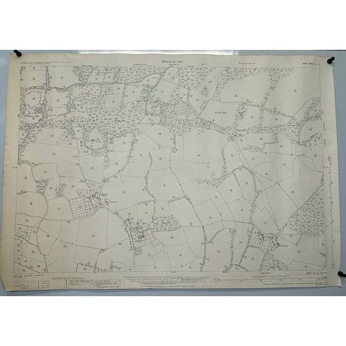 455 - Ephemera, five large Ordinance Survey maps of Kent 1939 each 104 cm x 74 cm.

This lot is available ... 