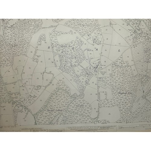 455 - Ephemera, five large Ordinance Survey maps of Kent 1939 each 104 cm x 74 cm.

This lot is available ... 