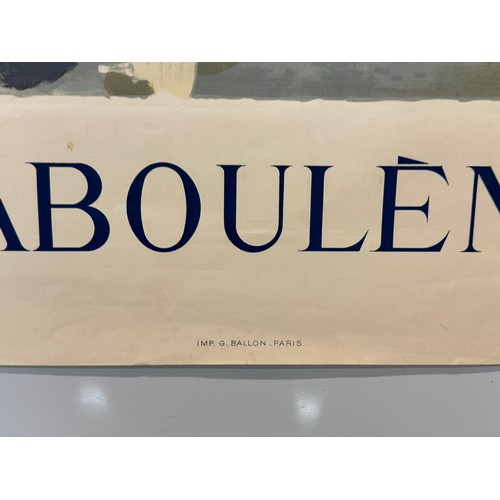 48 - Art, a Gallery poster advertising the work of  French artist Eugène Baboulène, 78.5 cm x 53 cm.

Thi... 