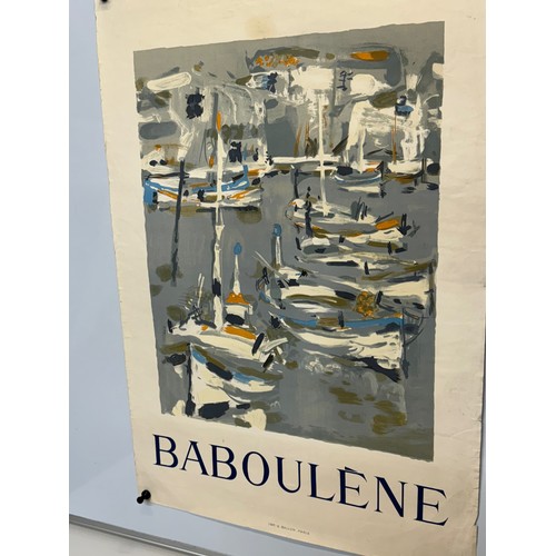 48 - Art, a Gallery poster advertising the work of  French artist Eugène Baboulène, 78.5 cm x 53 cm.

Thi... 