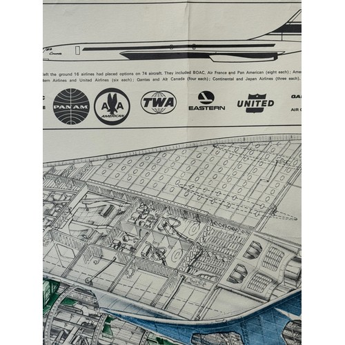 67 - Aviation interest, BOAC Concorde poster, 101 cm x 63 cm.

This lot is available for in-house shippin... 