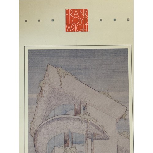 69 - Gallery Art poster for Frank Lloyd Wright and Japanese Art at the Phoenix Art Museum 1995, 91 cm x 2... 