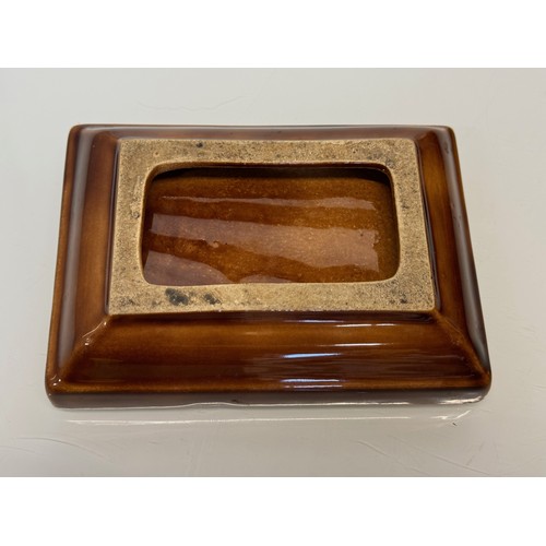 70 - Agricultural machinery advertising ashtray from the art deco era, 14 cm x 10 cm.

This lot is availa... 