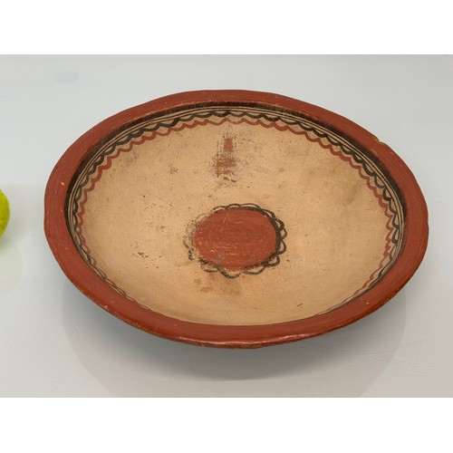 71 - Decorated terracotta bowl, 

This lot is available for in-house shipping