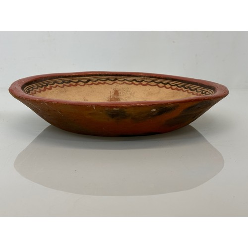 71 - Decorated terracotta bowl, 

This lot is available for in-house shipping